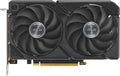 ASUS Dual AMD Radeon RX 9060, karta graficzna 8G GDDR6, 128-bitowy, PCIe 5.0, 1 HDMI 2.1, 2 DisplayPort 2.1, konstrukcja 2,5, wentylatory Axial-Tech, technologia 0db, GPU Tweak III, czarny