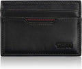 TUMI Delta Slim Card Case Wallet with RFID ID Lock for Men, Black