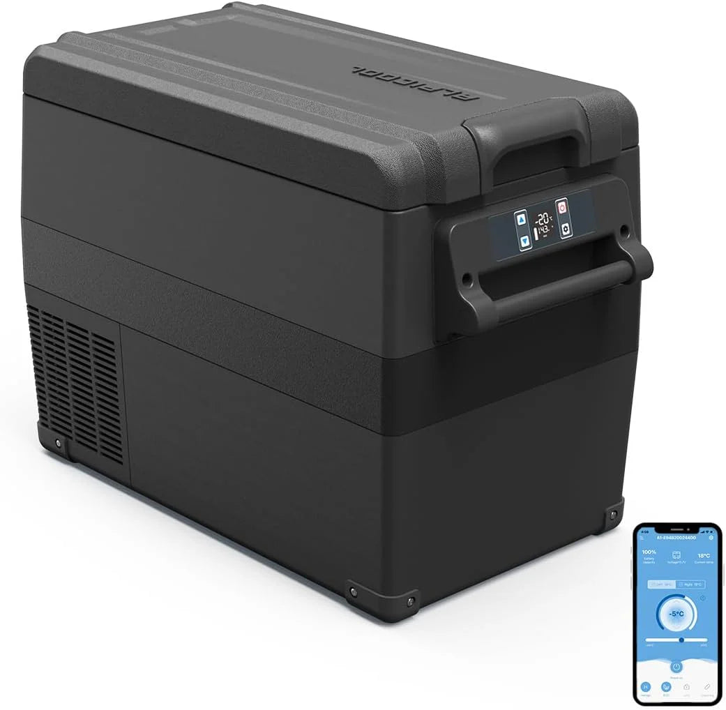 Alpicool NCF55 50L Przenośna Lodówka Samochodowa - Chłodziarka 12/24V DC do Auta, Kempingu, Podróży