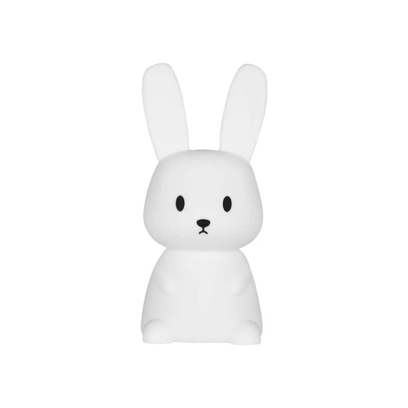 Rabbit-Shaped LED Night Light – USB, Tap Control, Multi-Color