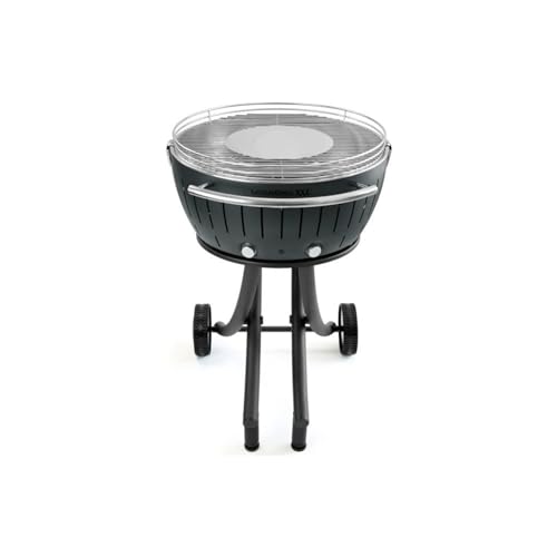 LotusGrill LG-AN-600 grill ogrodowy XXL, antracytowo-szary, średnica 57,6 cm, z zasilaczem