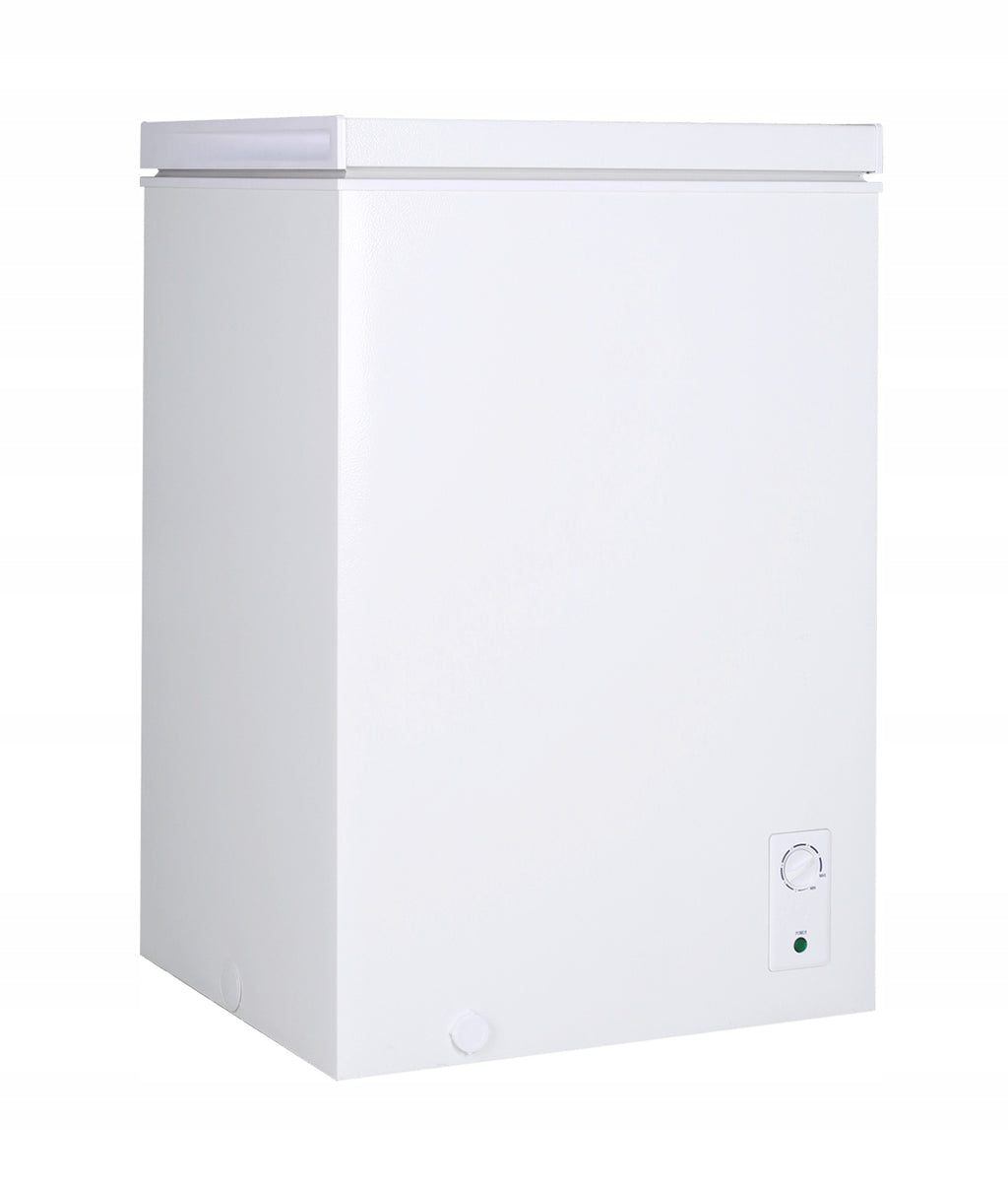 MAŁA ZAMRAŻARKA SKRZYNIOWA 2w1 LODÓWKA 100L KOSZ LED BIAŁA