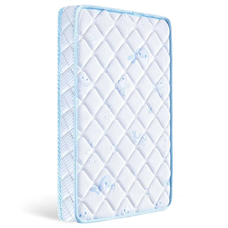 Memory Foam Crib Mattress, Breathable and Firm Support, 0–5 Years
