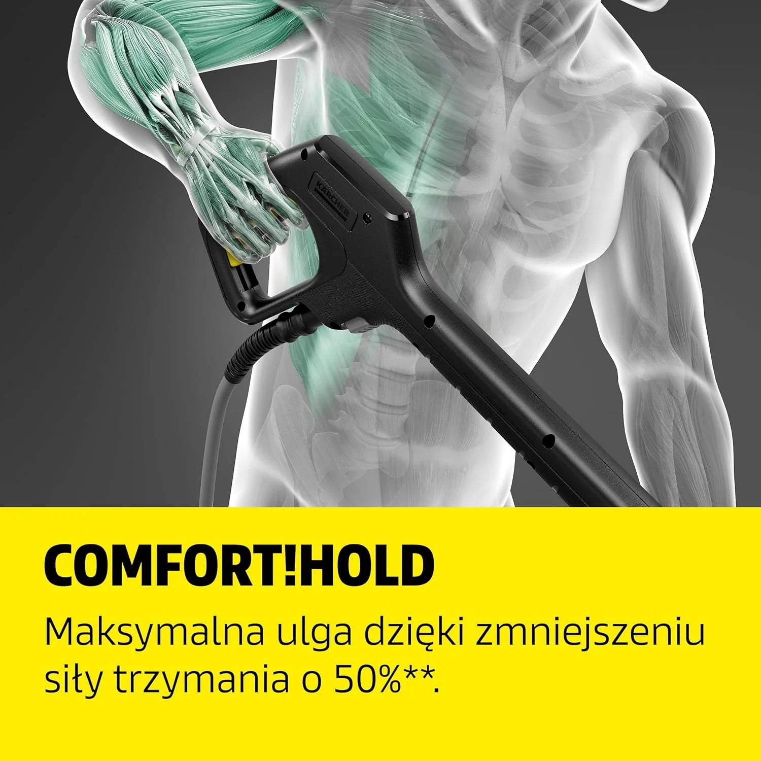 Kärcher Myjka ciśnieniowa K 5 Power Control, 145 bar, 500 l/h, wydajność powierzchniowa: 40 m²/h, filtr wody, waga: 13 kg, wąż ciśnieniowy i pistolet, lanca rotacyjna i dysza strumieniowa
