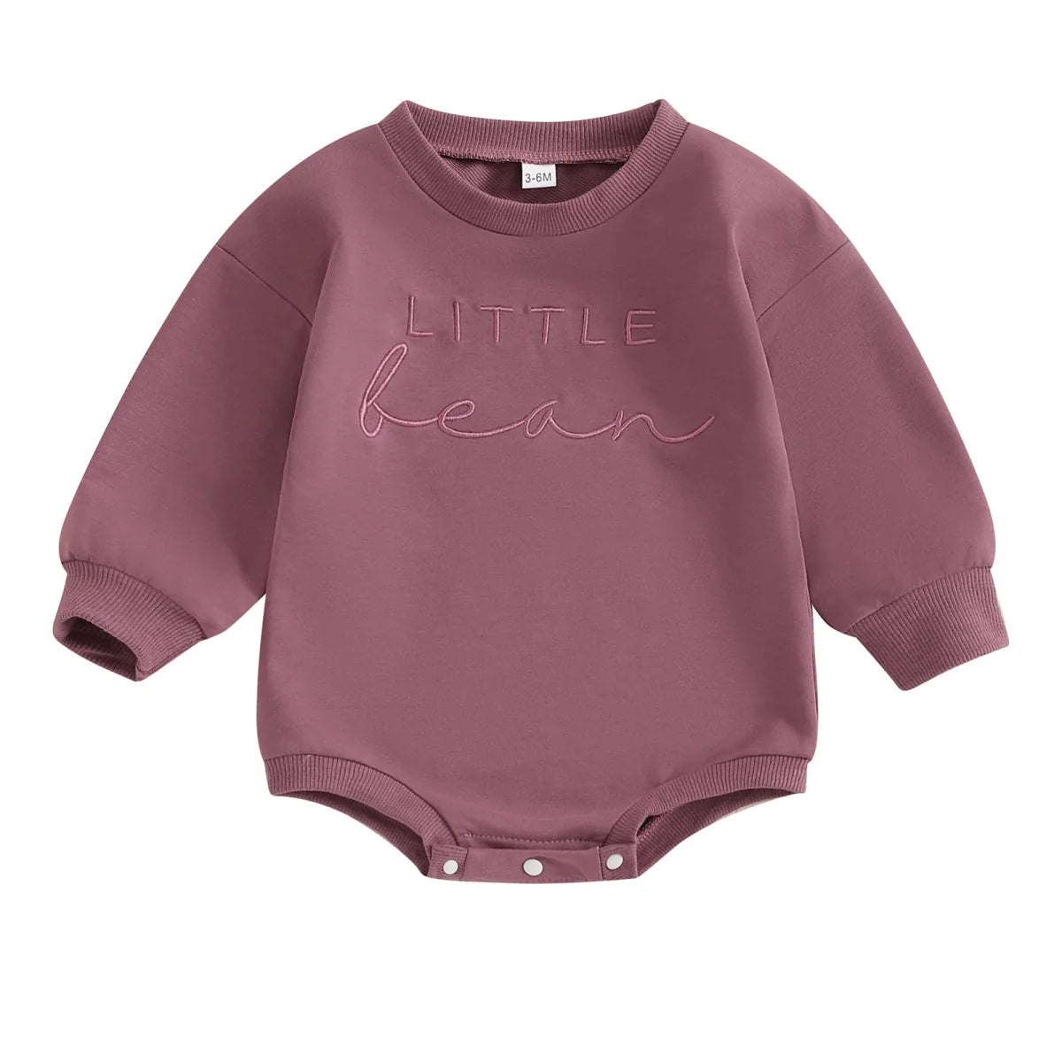 Baby Sweatshirt Bodysuit Letter Embroidery Long Sleeve Clothes