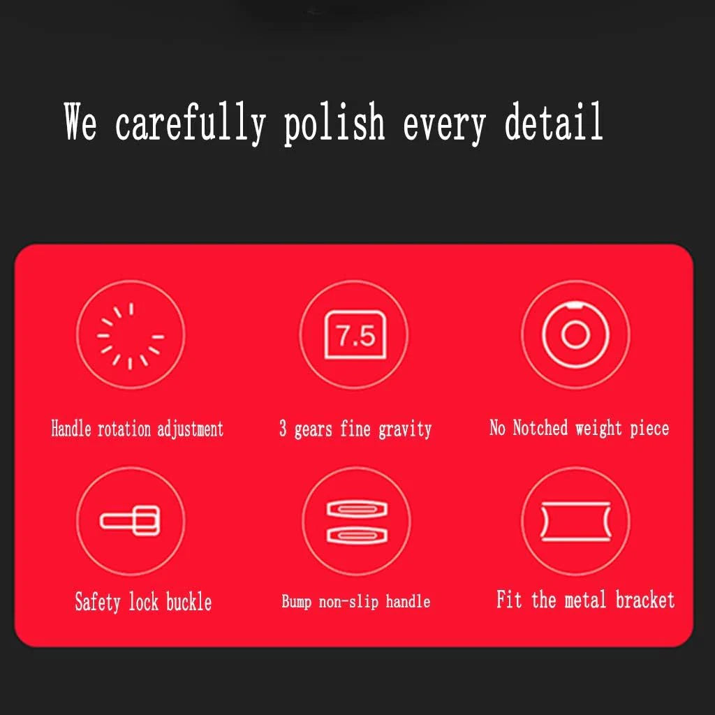 Małe hantle regulowane hantle, zestaw hantli fitness 7,5 kg, hantle z blokadą mocy, męskie i damskie wyposażenie domowe trening ramion siłownia obciążniki dla mężczyzn hantle fitness