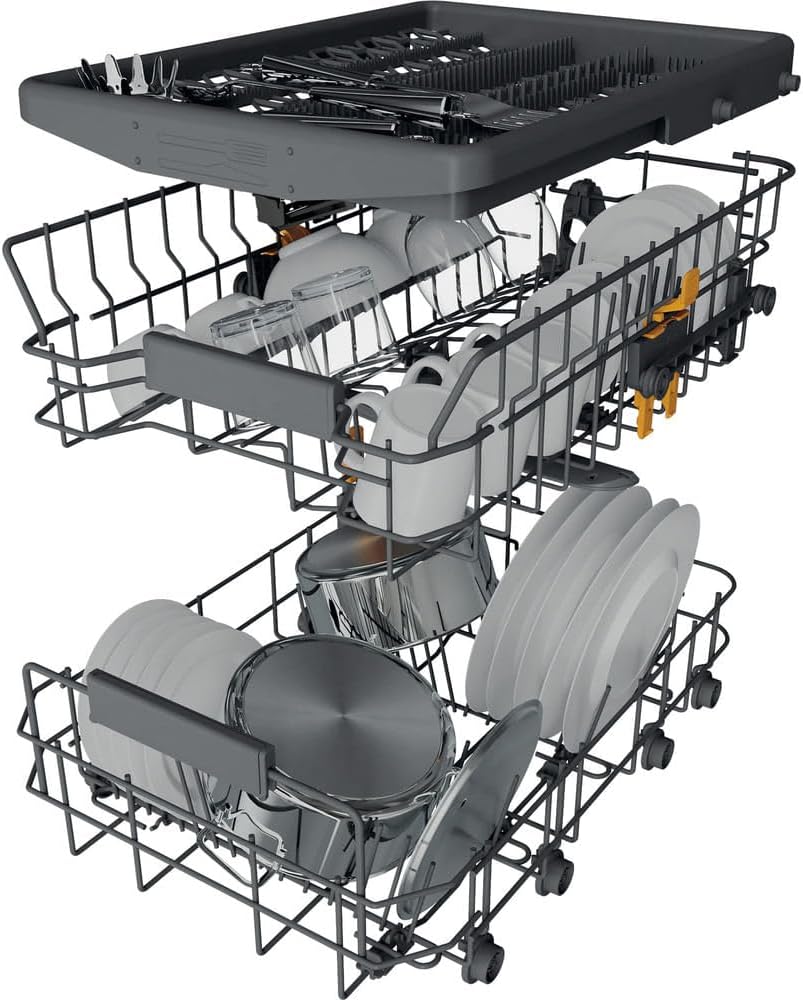 Whirlpool Zmywarka 45 cm, klasa C, 11 koców, trzeci kosz stały
