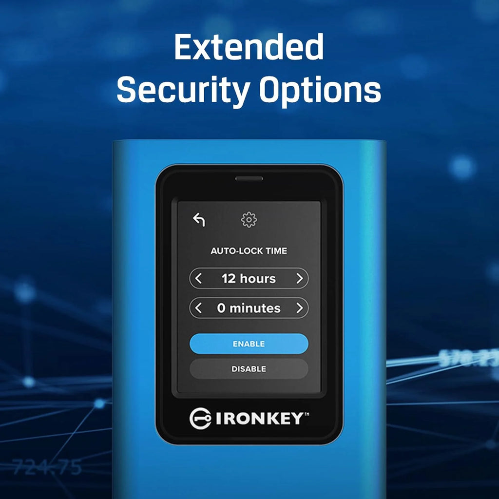 Kingston IronKey Vault Privacy 80 – zewnętrzny dysk SSD, certyfikat FIPS 197 i szyfrowany 256-bitowy XTS-AES – odczyt do 250 MB/s, zapis 250 MB/s – IKVP80ES/960G