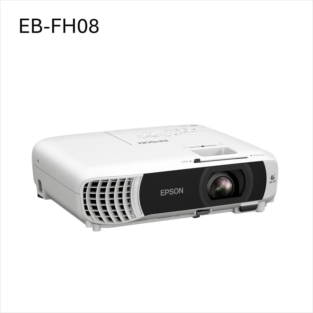 Epson EB-FH08 projektor 3LCD (3600 lumenów) 337 cali, przekątna ekranu ok. 8,56 m, 2 HDMI, 1920 x 1080p FullHD, funkcja dzielonego ekranu