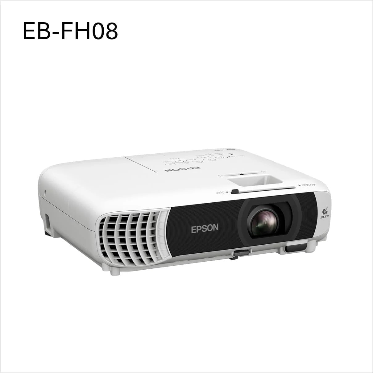 Epson EB-FH08 projektor 3LCD (3600 lumenów) 337 cali, przekątna ekranu ok. 8,56 m, 2 HDMI, 1920 x 1080p FullHD, funkcja dzielonego ekranu