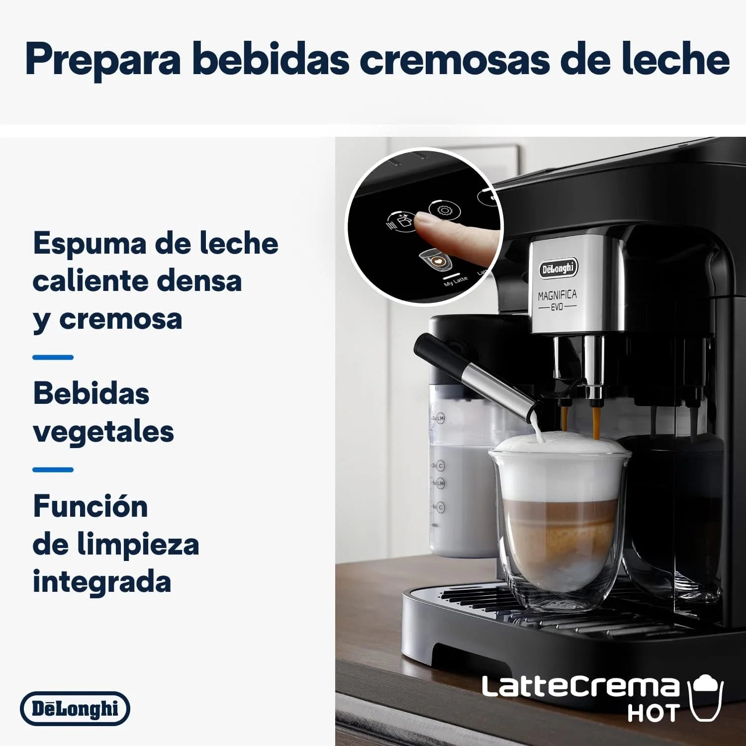 De'Longhi Magnifica Evo Ecam Ekspres do Kawy, Srebrny, 1450 WW 230 VV