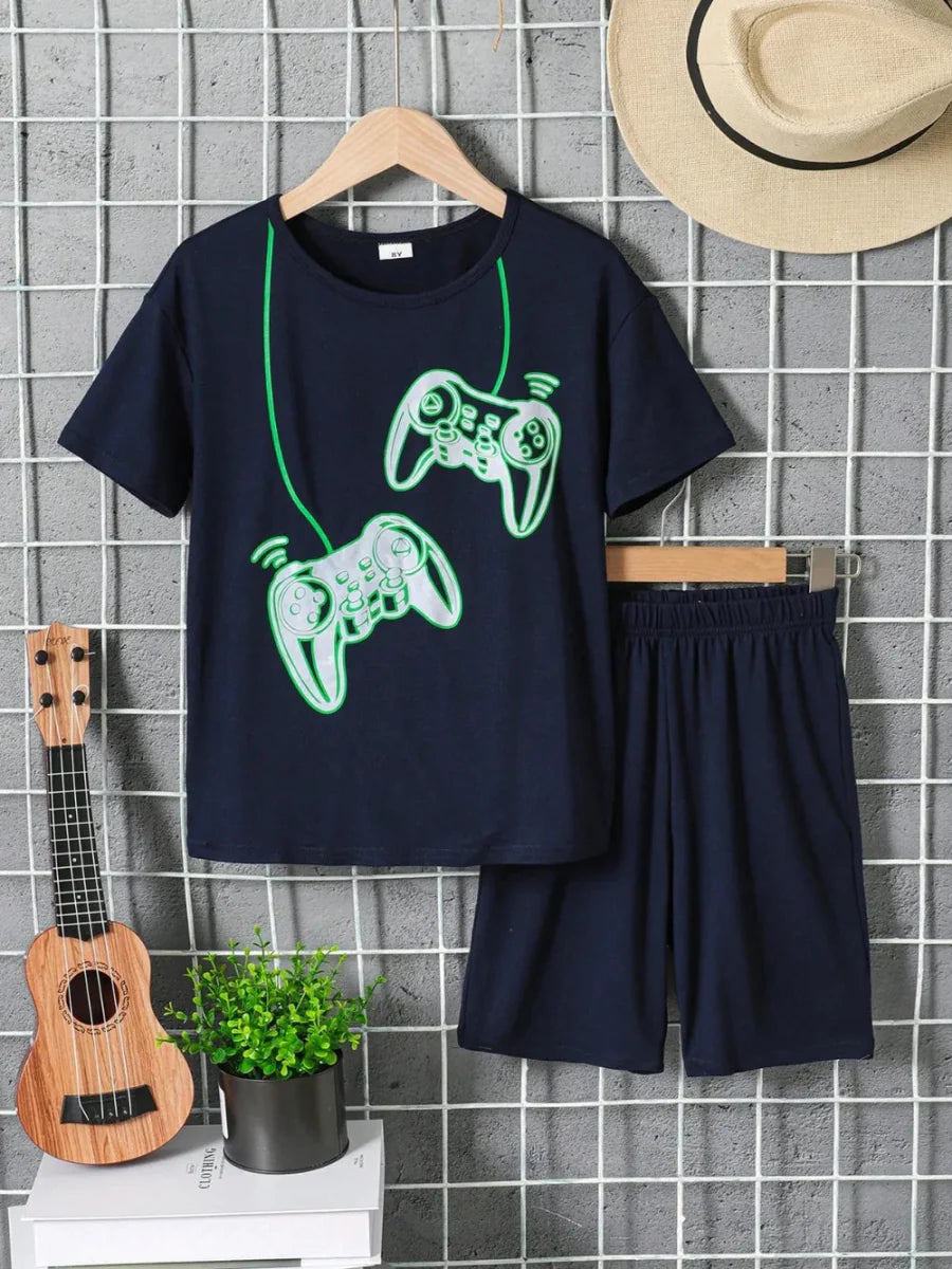 Girls Two-Piece Casual Set for Daily Comfort Wear