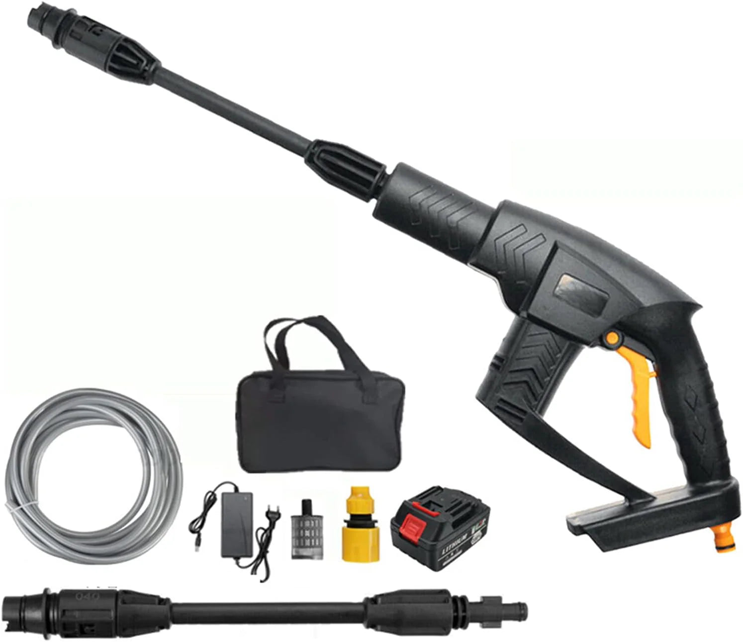 Myjnia strumieniowa do samochodów Patio Wash Lanca Dysza Bezprzewodowa dysza Turbo Myjki ciśnieniowe Elektryczna bezkartowa myjka ciśnieniowa Czyszczenie samochodu Bezprzewodowa bateria litowa Wygod