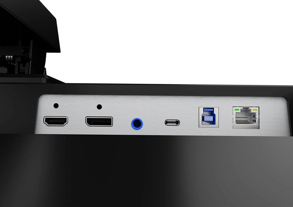 iiyama Prolite XUB3293UHSN-B5 80 cm 31,5 IPS LED monitor 4K UHD HDMI DP USB3.0 USB-C 65 W LAN przełącznik KVM Slim-Line regulacja wysokości, czarny