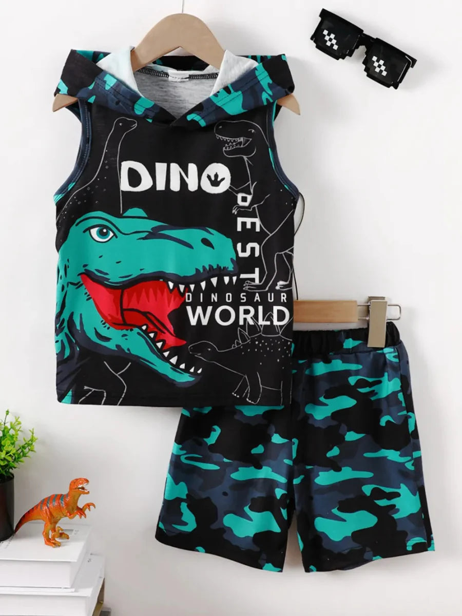Two-Piece Basic Toddler Outfit Set for Everyday Wear