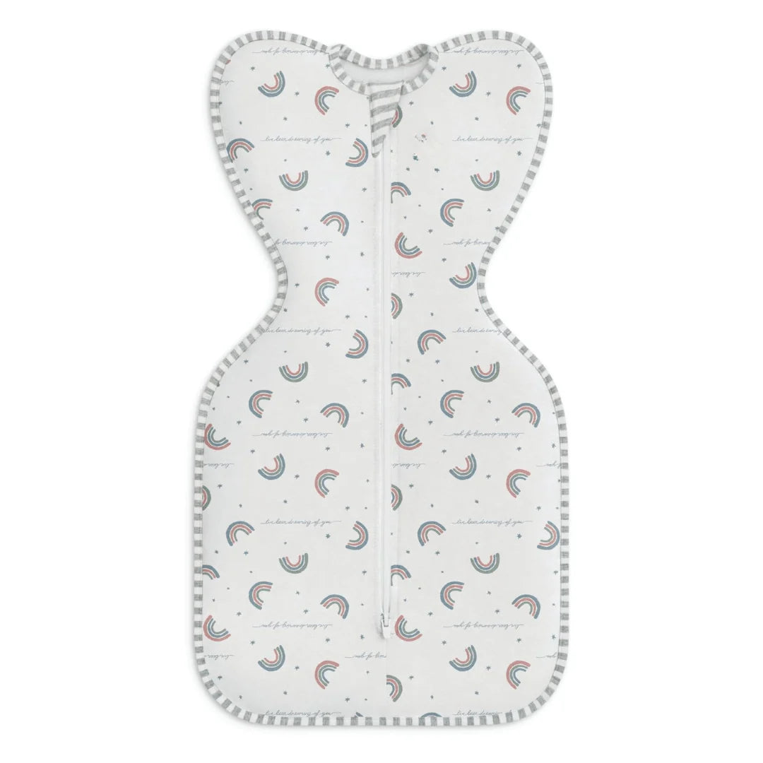 Breathable Cotton Baby Swaddle with Arms-Up Wing Shape