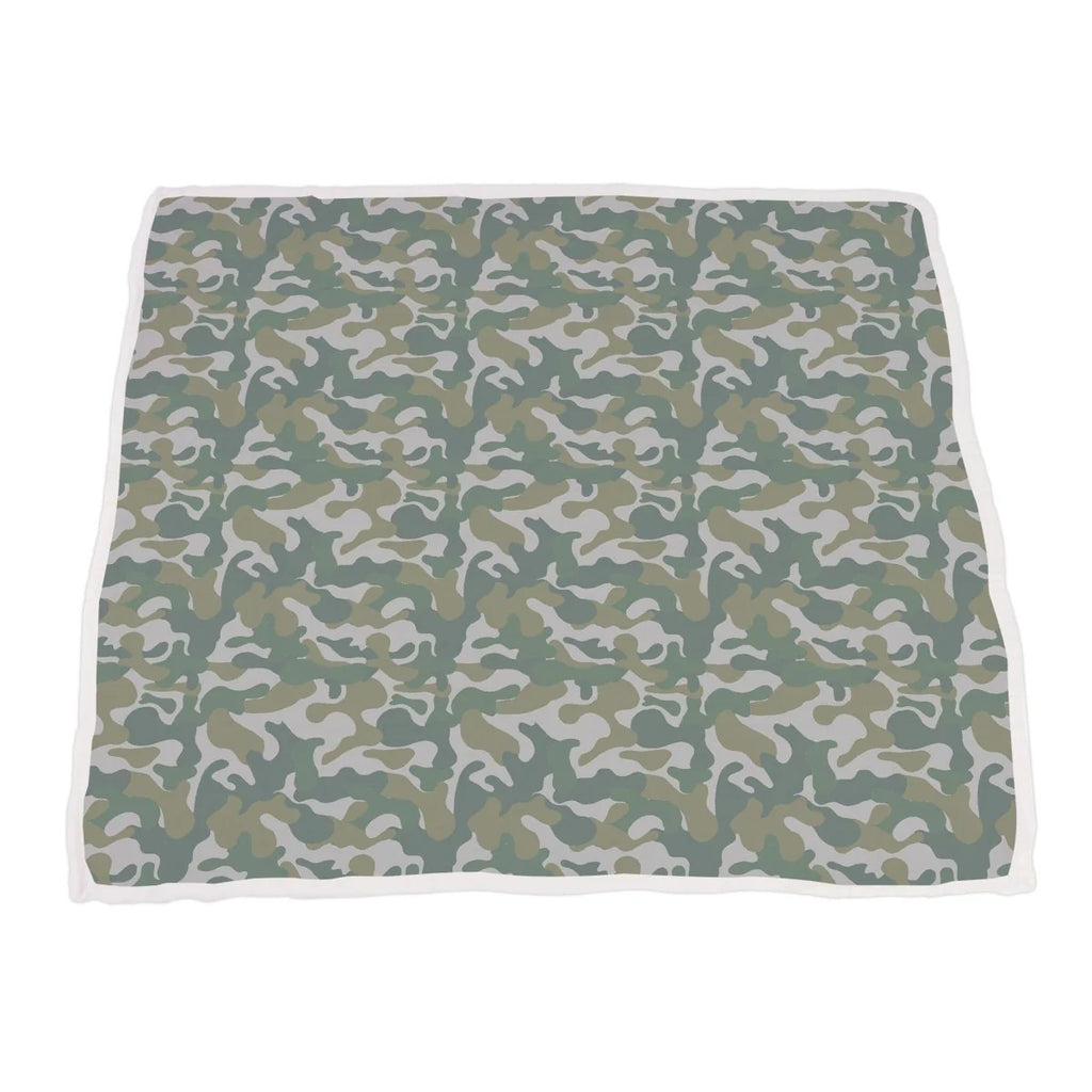 Gone Fishing and Hunter's Camo Bamboo Throw Blanket
