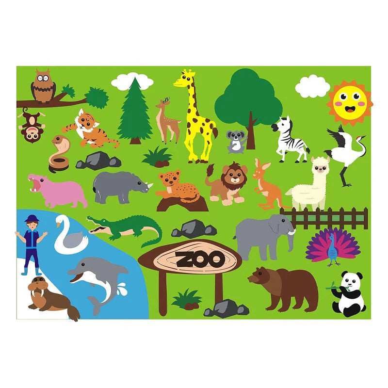 Storyboard Set for Kids, Farm-Themed DIY Reusable Board Activity
