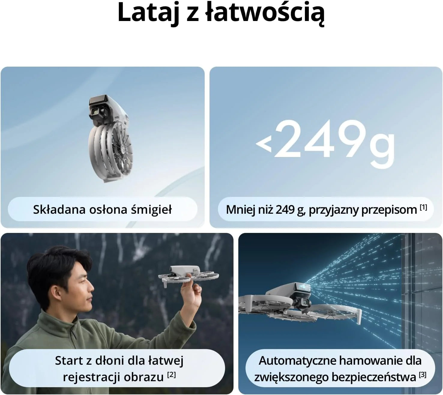 DJI Flip z kontrolerem RC 2 z wyświetlaczem, dron Follow Me z kamerą 4K UHD dla dorosłych, masa poniżej 249 g, 3-osiowy gimbal, transmisja wideo 13 km, start z dłoni i 31 min lotu