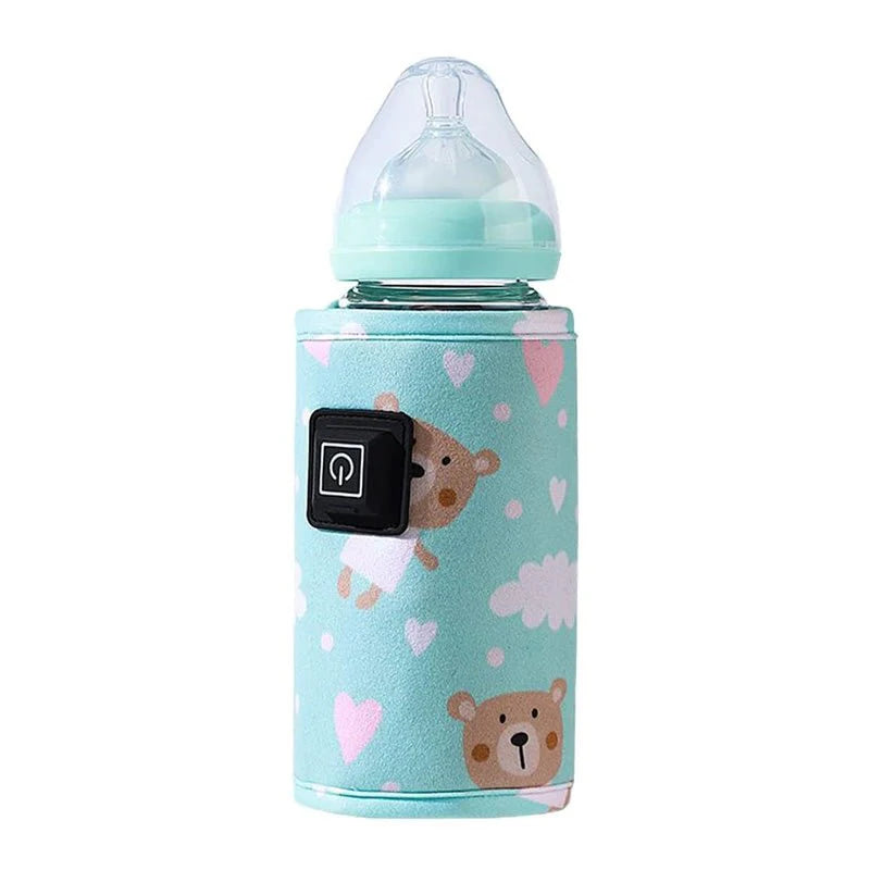 Baby Bottle Warmer Wrap – Portable USB Heating Cover for Baby Milk