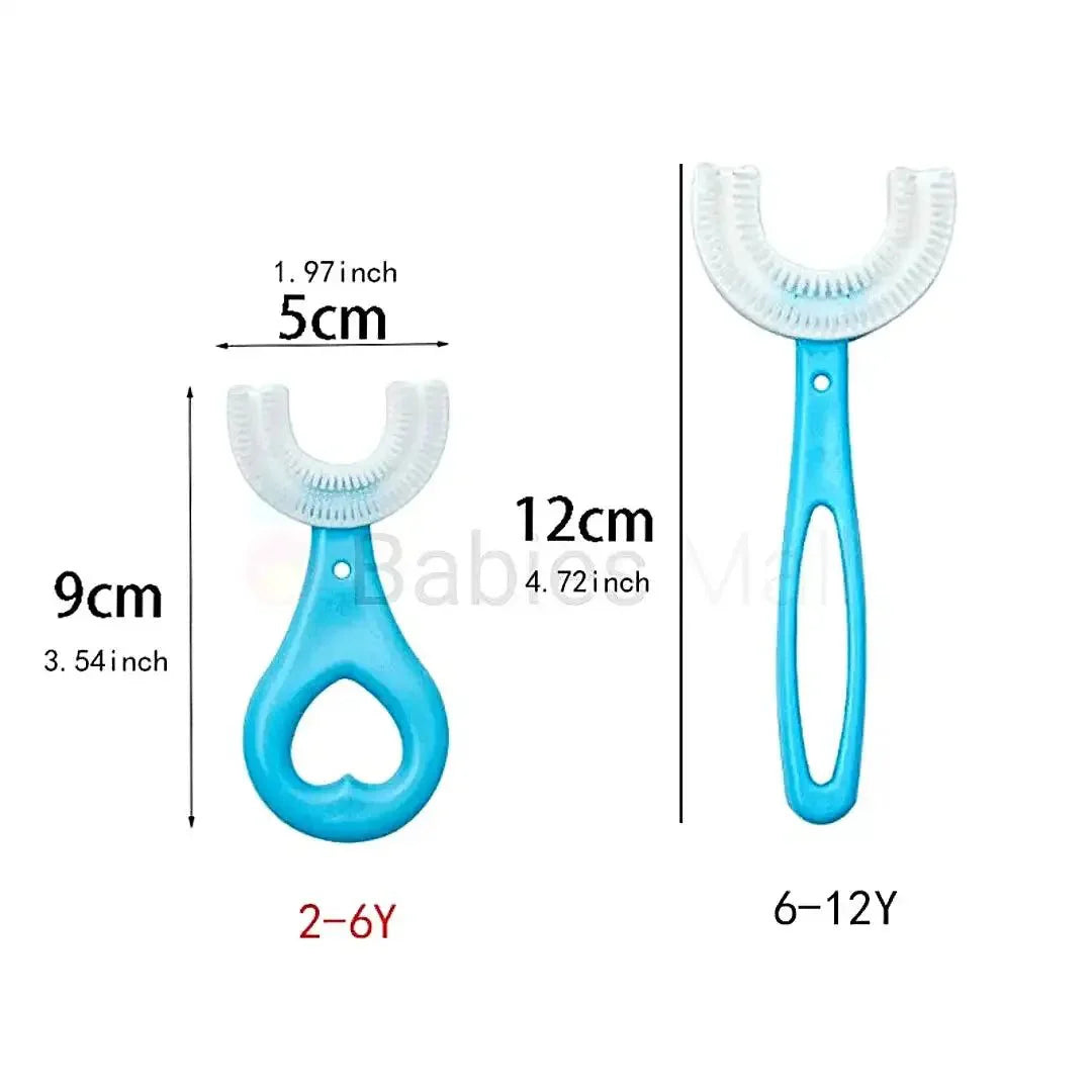U-Shaped Kids Toothbrush for Easy Daily Brushing