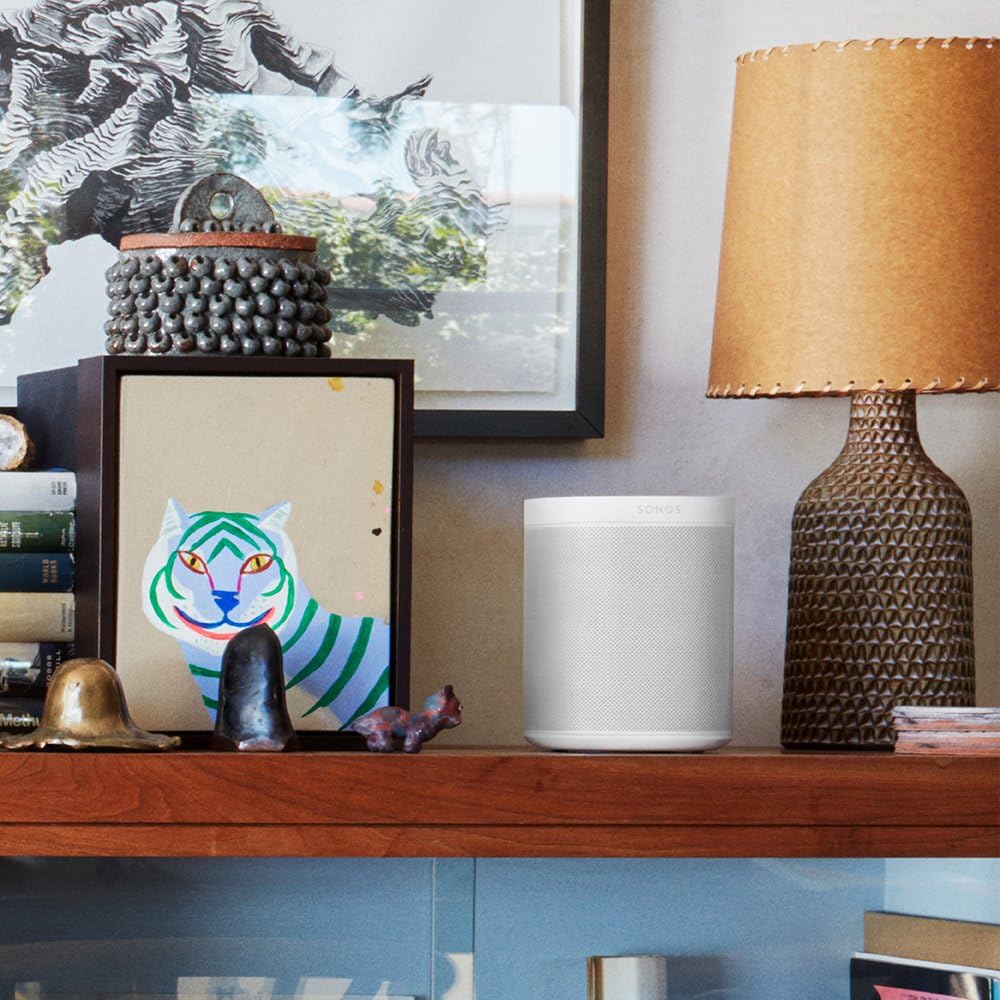 Sonos One Smart Zestaw głośników - głośniki multiroom WiFi, Alexa, Airplay, Streaming 4-Raum Set czarny