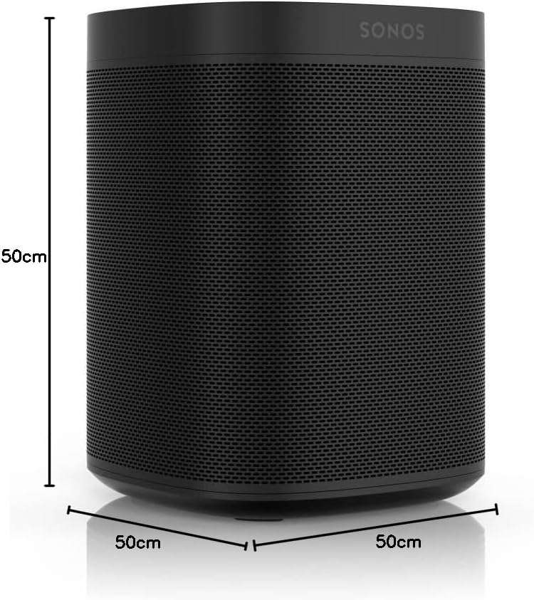 Sonos One Smart Zestaw głośników - głośniki multiroom WiFi, Alexa, Airplay, Streaming 4-Raum Set czarny