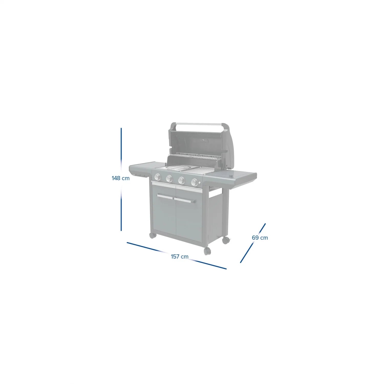 Grill gazowy Premium Series S 4-palnikowy
