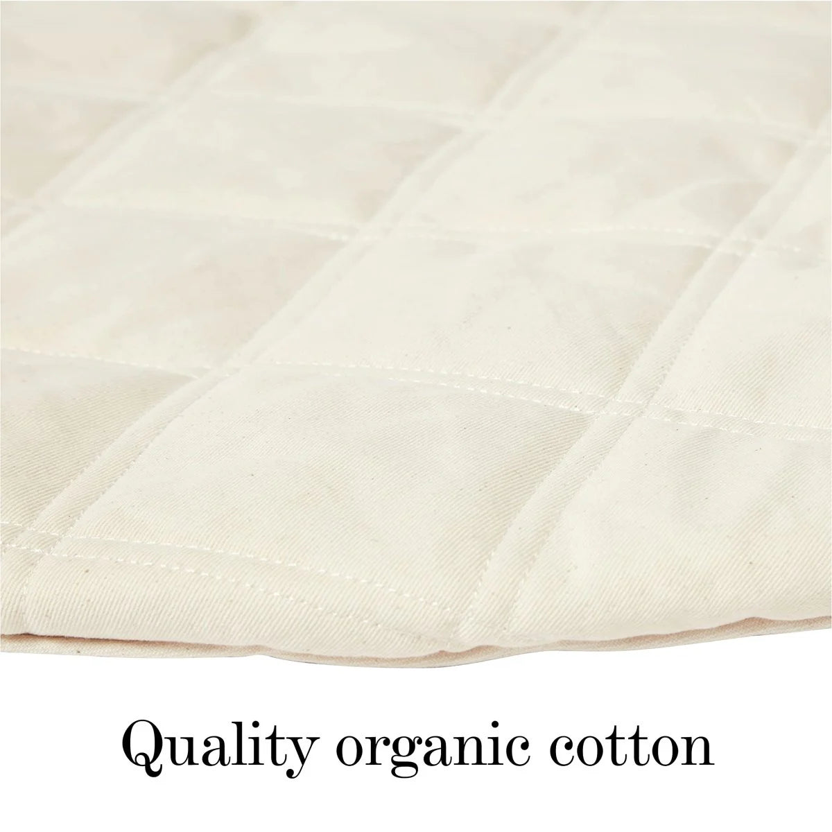 Organic Cotton Cozy Baby Playmat with Mirror, Tummy Pillow and 6 Toys