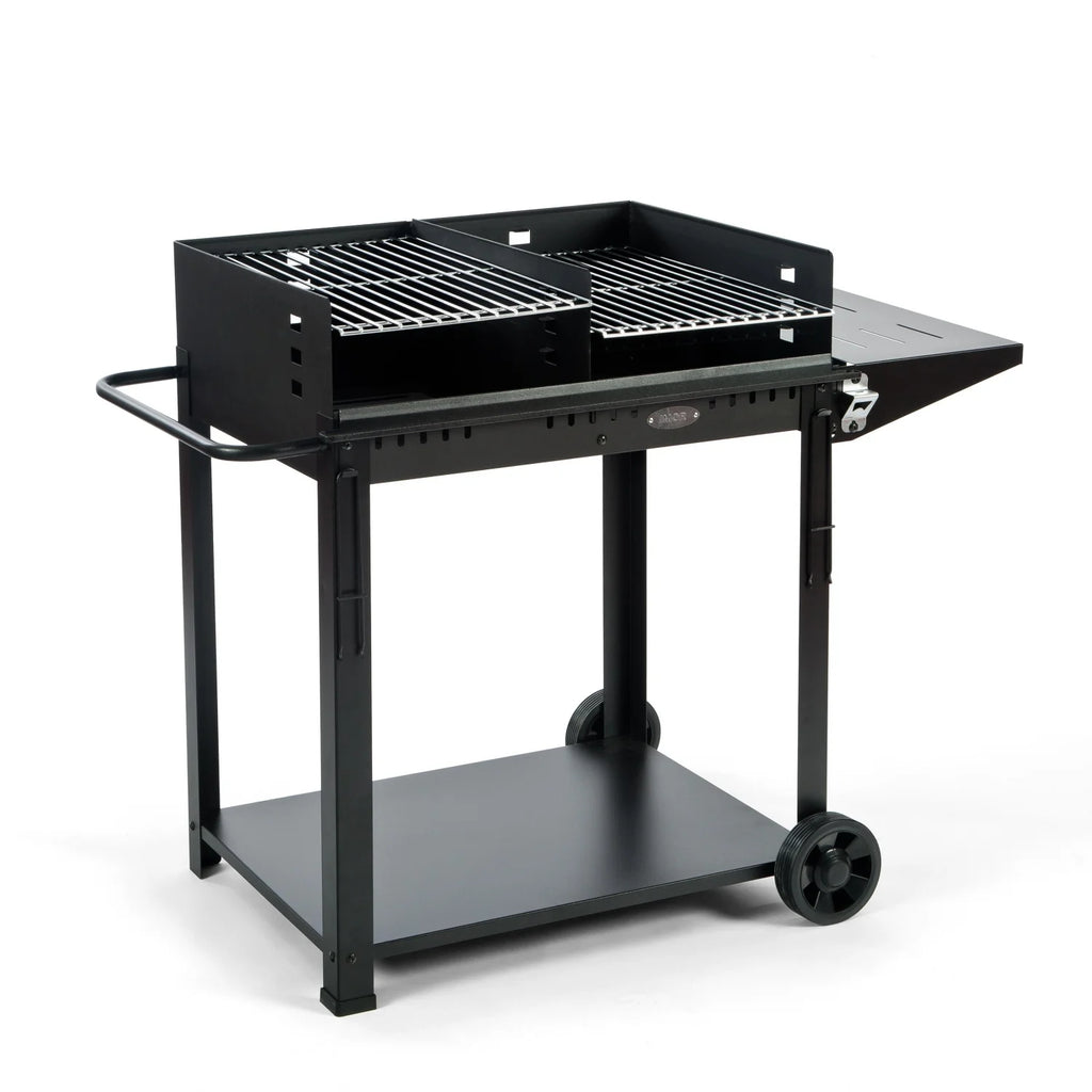 Grill węglowy Santillana z dwoma przednimi grillami
