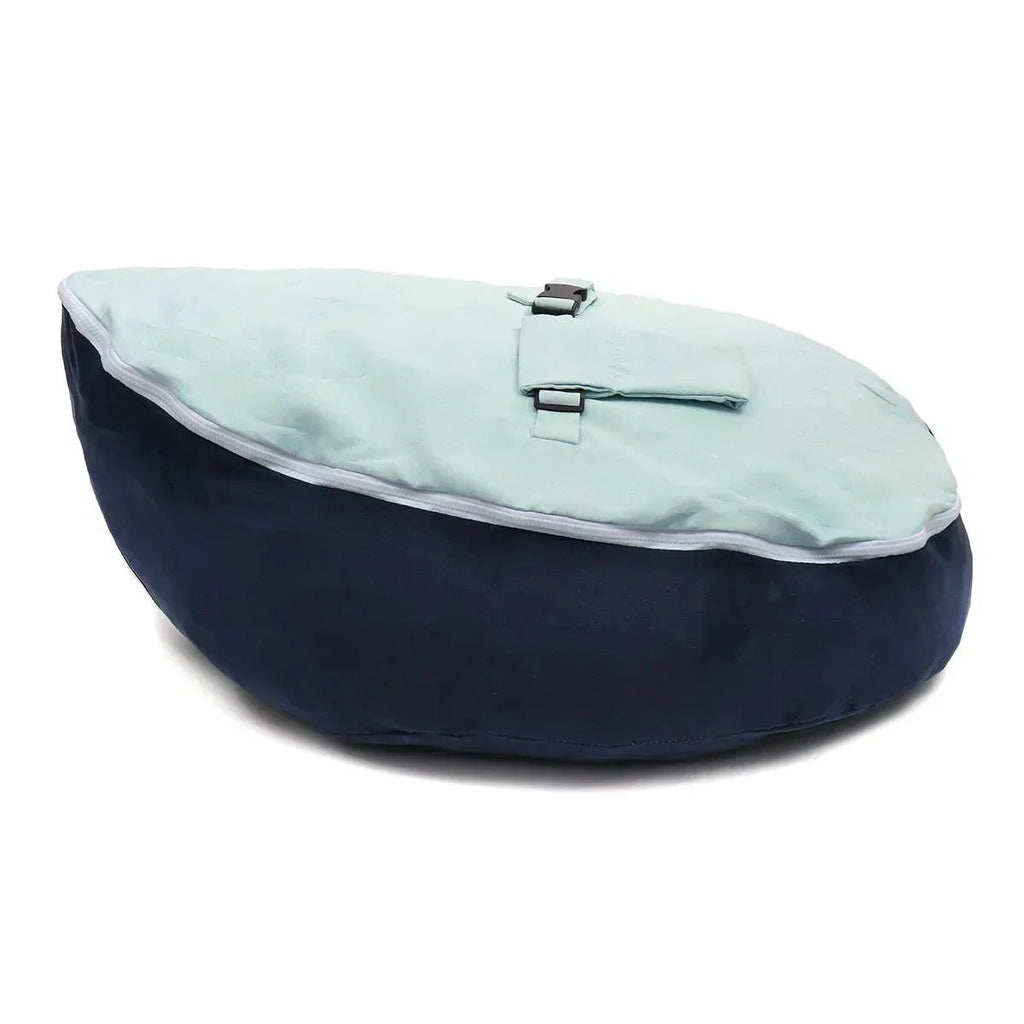 Baby Bean Bag Lounger with Adjustable Support Harness, Washable Cover