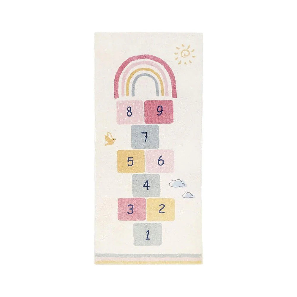 Colorful Play Rug for Kids, Non-Slip, Multiple Sizes, Multicolor