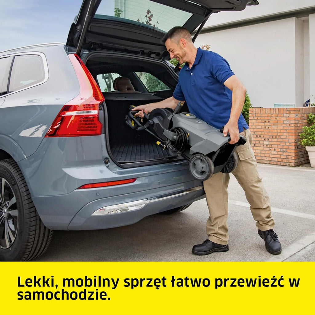 Kärcher myjka ciśnieniowa HD 5/11 EX Plus Classic, ciśnienie robocze: 110 bar, wydajność: 500 l/h, waga: 21 kg, wąż: 8 m, lanca, pistolet ciśnieniowy, dysza rotacyjna, bęben na wąż