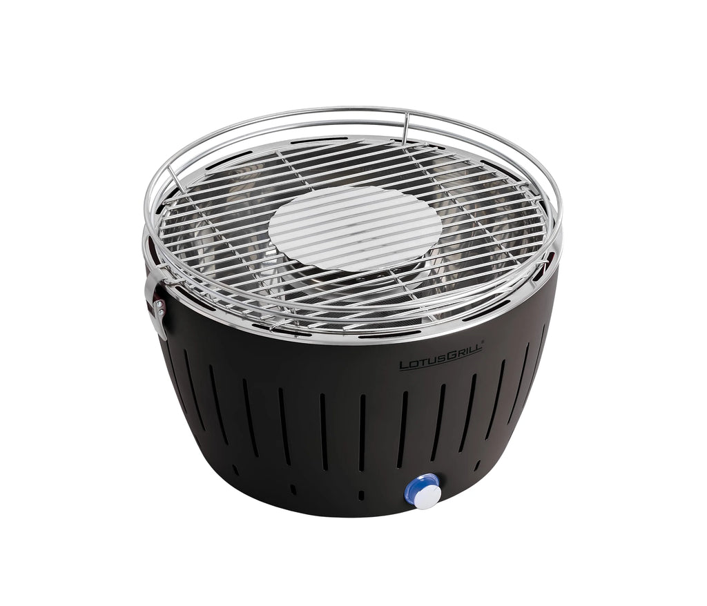 LotusGrill LG-AN-600 grill ogrodowy XXL, antracytowo-szary, średnica 57,6 cm, z zasilaczem
