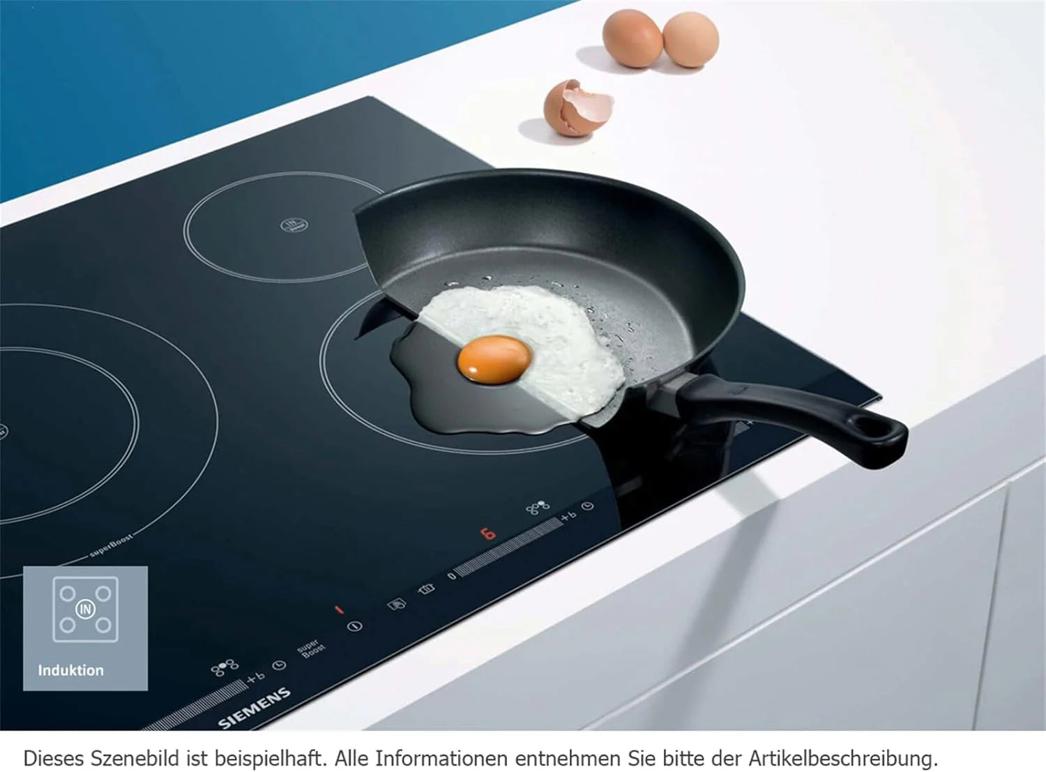 Siemens ET601FNP1E iQ300 płyta kuchenna, 4 elementy grzejne, 57,2 cm, ceramika szklana