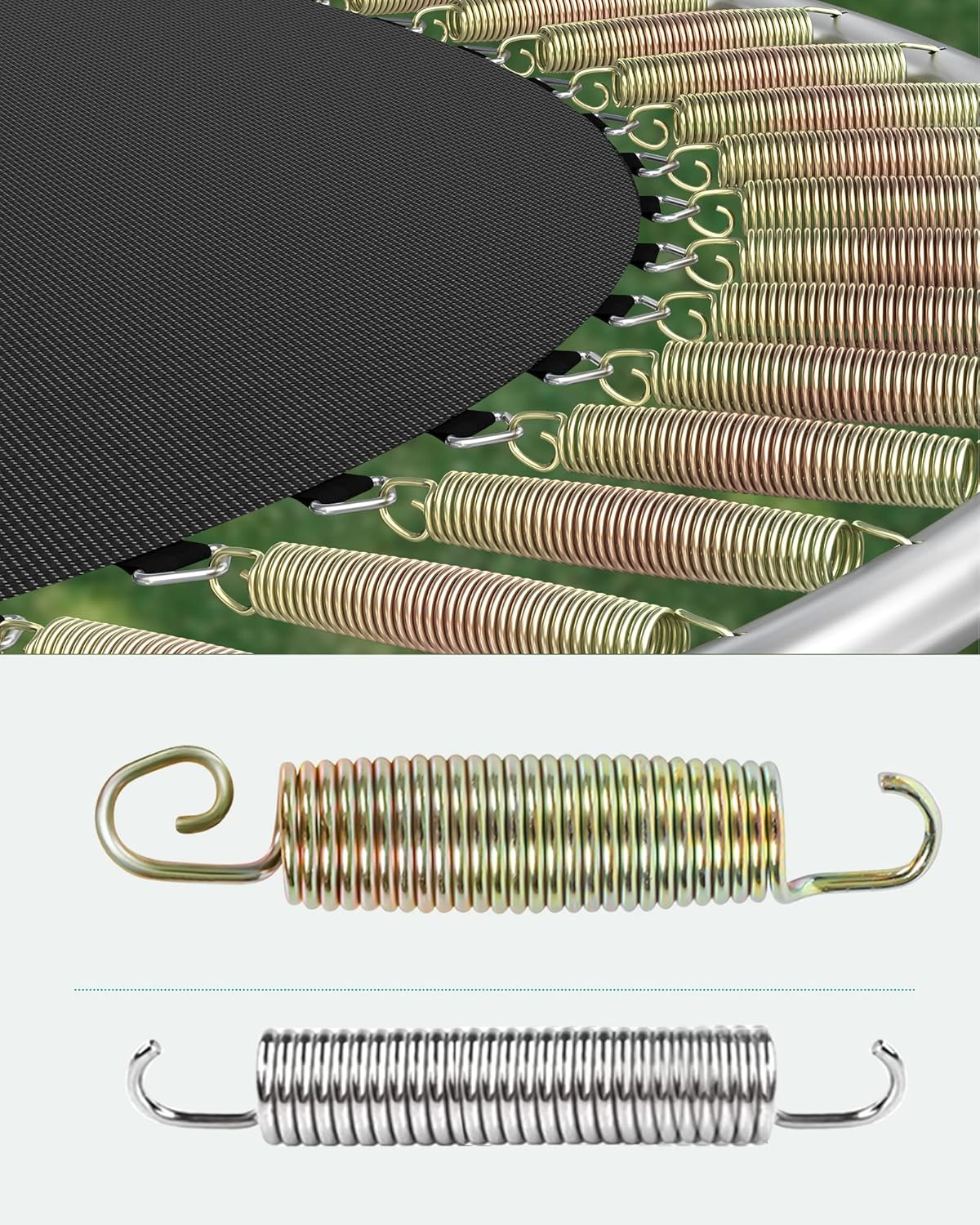 SONGMICS Trampolina Ø 244/305/366/427 cm, certyfikat TÜV Rheinland GS, okrągła trampolina ogrodowa z siatką zabezpieczającą i drabinką, wyściełany stelaż, dla dzieci i dorosłych