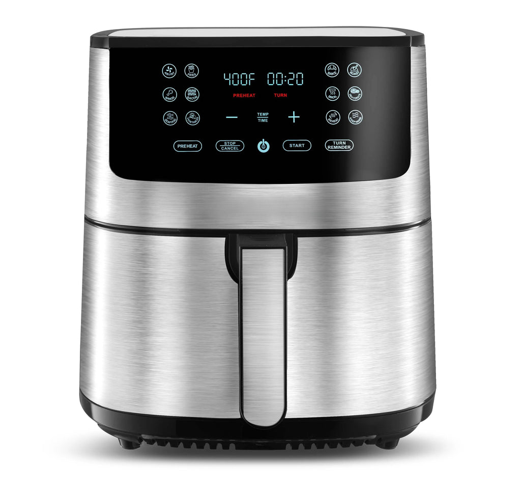 8-Qt. Stainless Steel Digital Air Fryer
