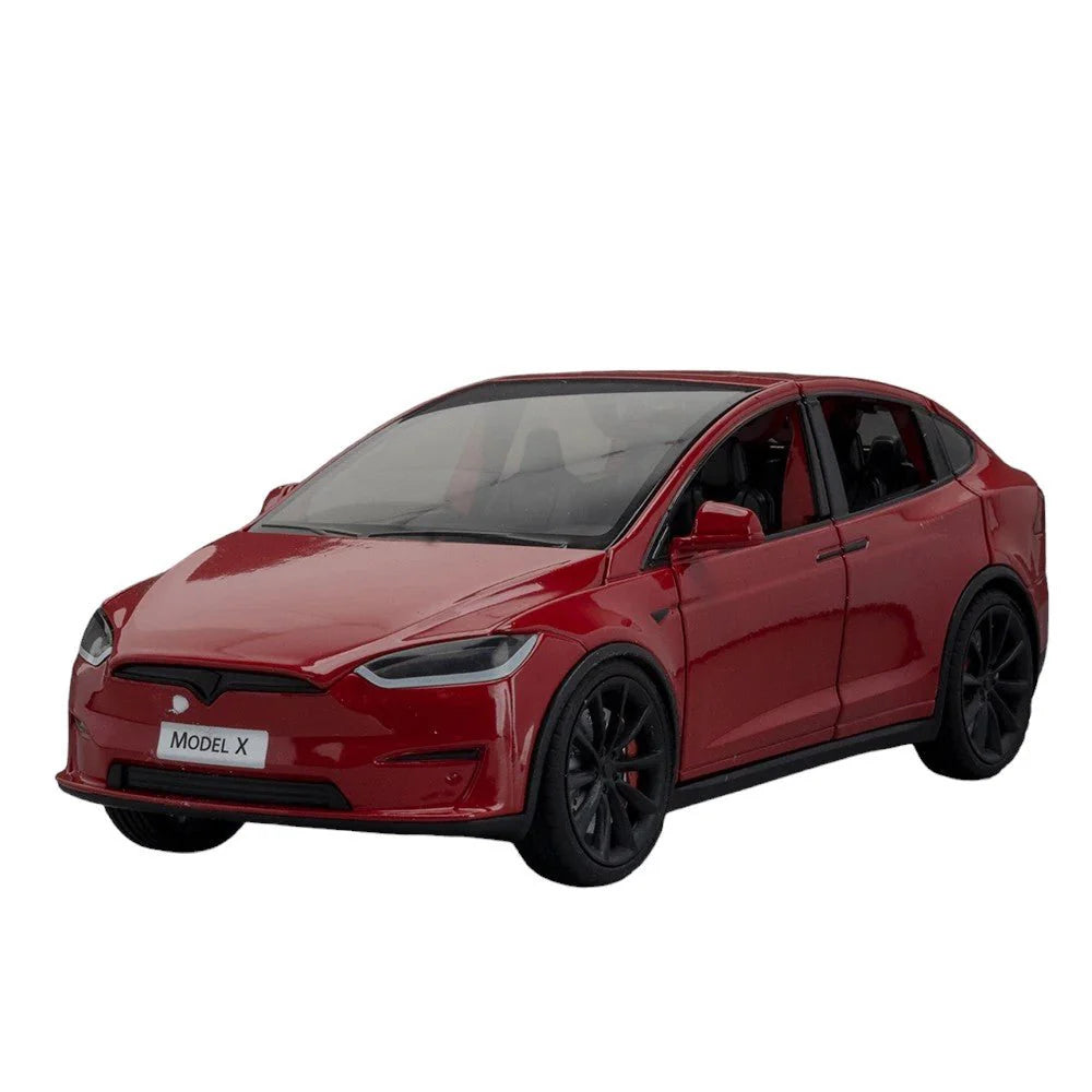 Cast Metal Tesla Car 1:24 Scale – Lights & Sounds, Model Toy