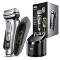 Braun Braun Series 9 Pro Golarka Męska z Głowicą Tnącą 4+1, Czarny/Srebrny, 5 ostrzy