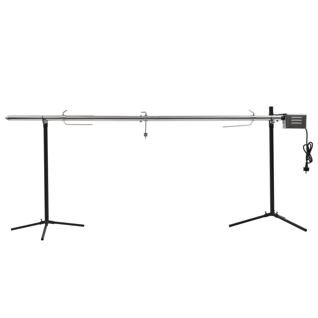 Automatyczny grill z silnikiem ze stali nierdzewnej 207x45x81 cm Vidaxl