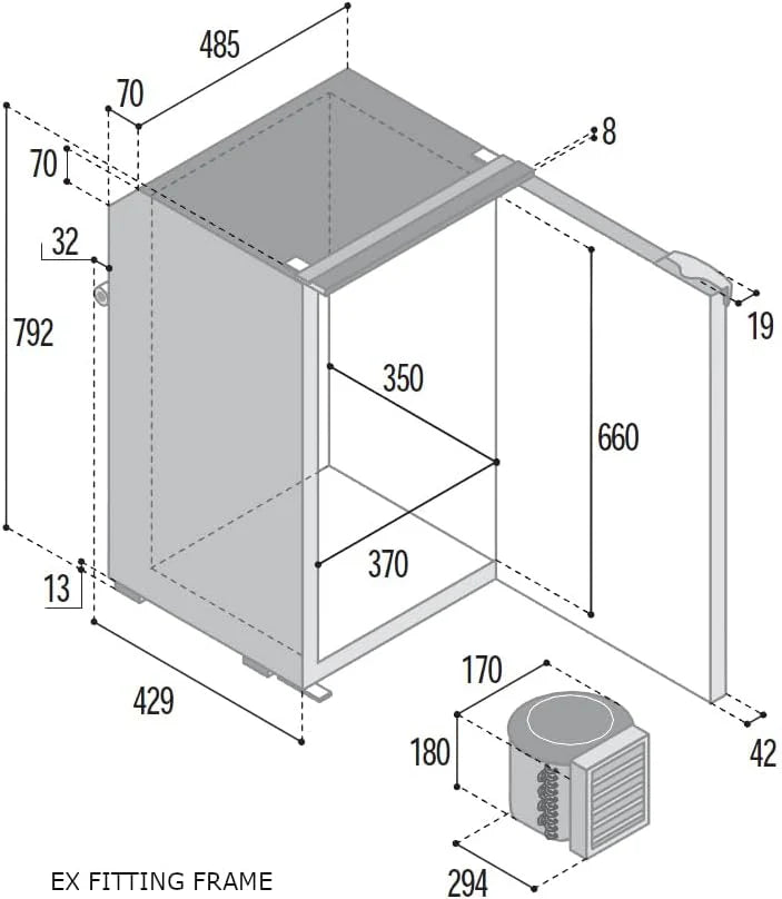 Refrigerator 12/24 Volt C95L Lodówka