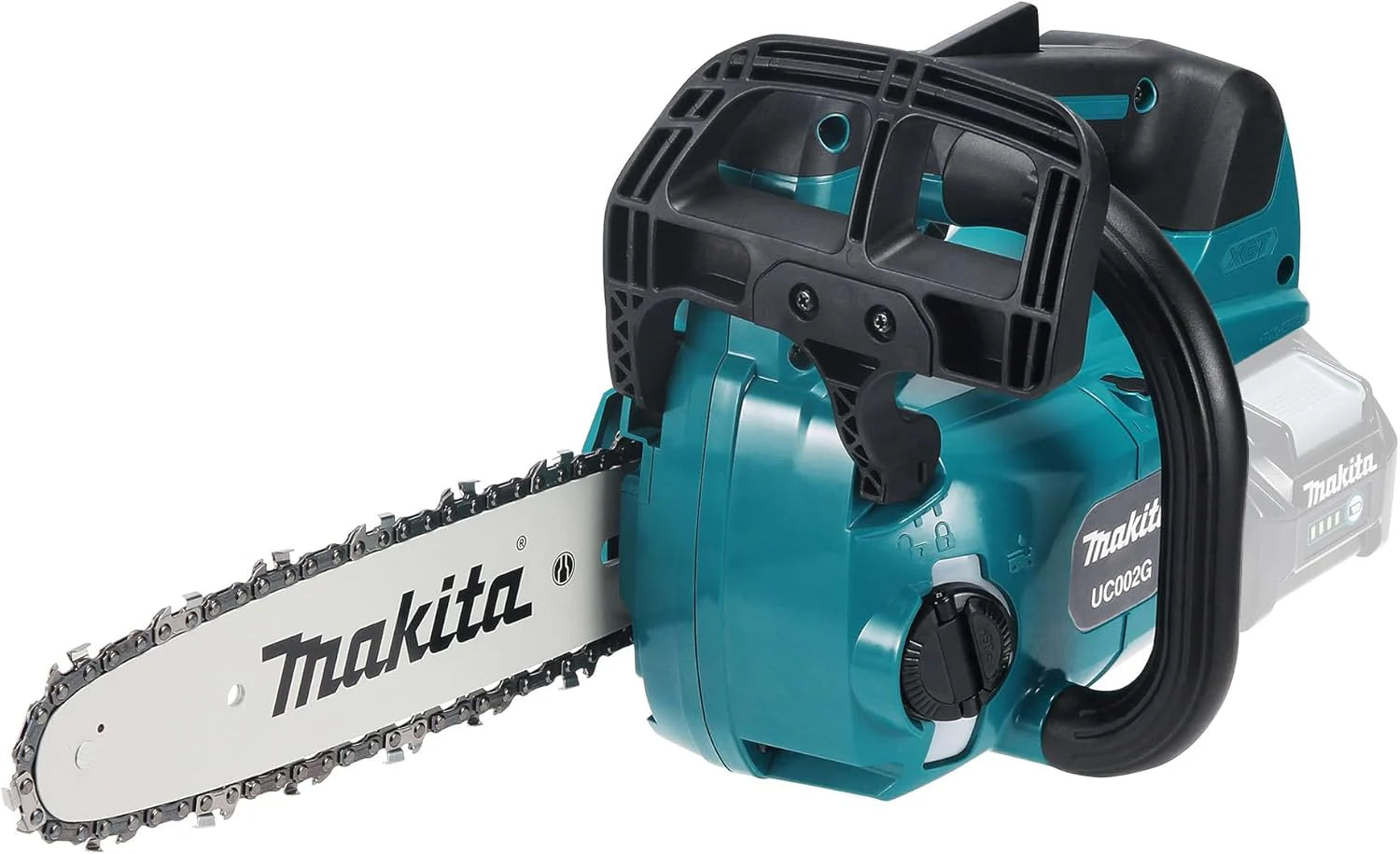 Makita UC002GZ akumulatorowa pilarka łańcuchowa, maks. 40 V (bez akumulatora, bez ładowarki), niebieska