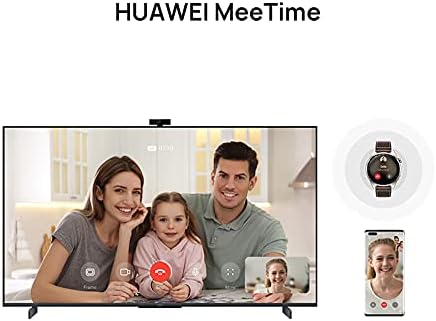 HUAWEI WATCH 3 Connected Watch 4G, Ekran dotykowy AMOLED, Ciągłe śledzenie zdrowia, Połączenia eSIM, GPS, 14 dni autonomii, współpracuje z iOS i Androidem, czarna bransoletka
