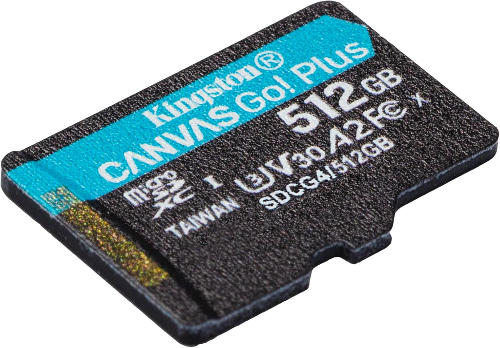 Kingston Canvas Go Plus karta pamięci microSDXC Gen4 200 MB/s A2 U3 V30 1 TB pojedyncze opakowanie bez karty ADP - SDCG4/1TBSP