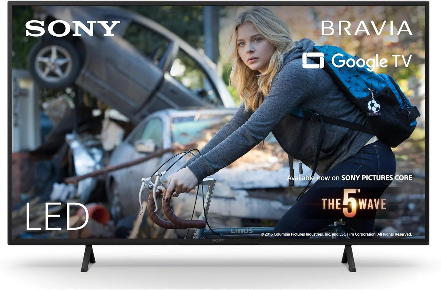 Sony BRAVIA KD-50X75WL, LED, 4K HDR, Google TV, ECO PACK, BRAVIA CORE, Narrow Bezel Design, model 2023