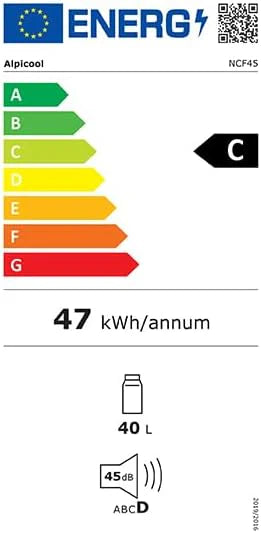 Alpicool NCF55 50L Przenośna Lodówka Samochodowa - Chłodziarka 12/24V DC do Auta, Kempingu, Podróży