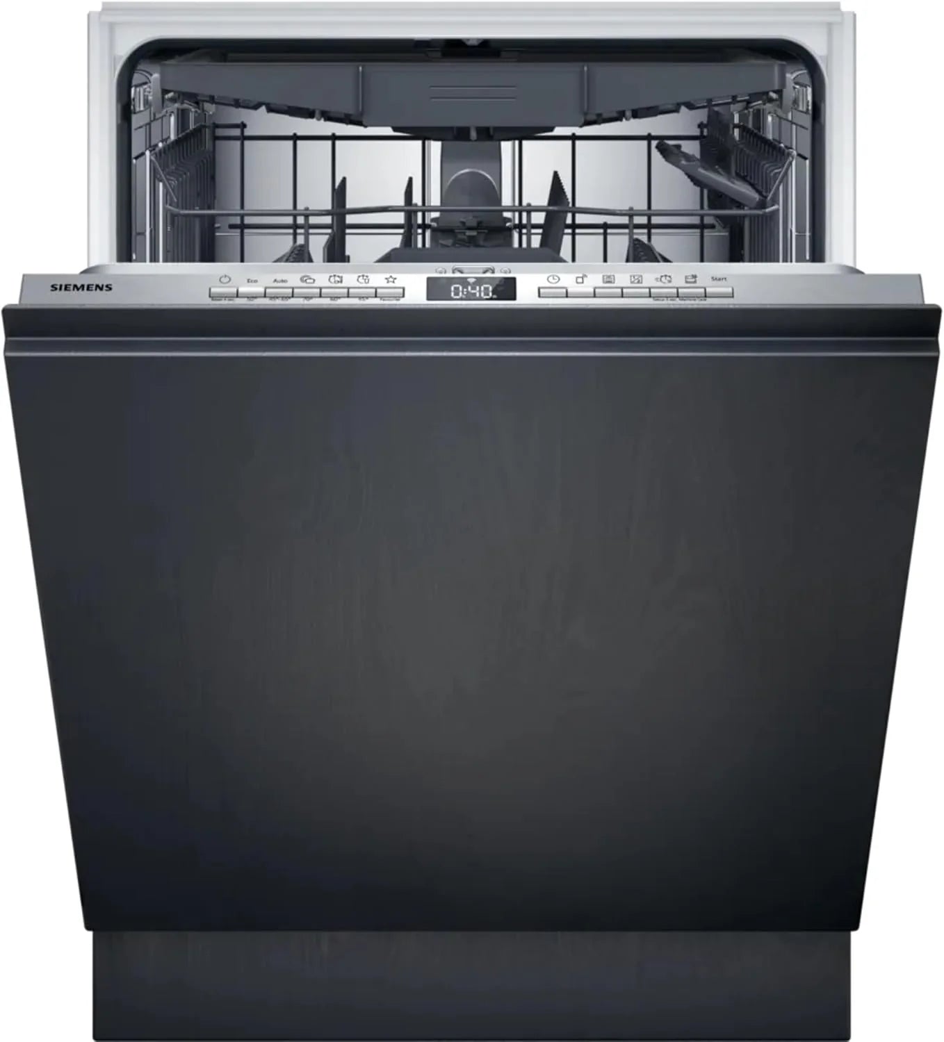 Siemens SX63EX22CE, iQ300, zmywarka XXL, w pełni zintegrowana, 60 cm, inteligentna zmywarka, wyprodukowano w Niemczech, szuflada na sztućce, varioSpeed Plus, kosze Flex, autoOpen dry, przycisk
