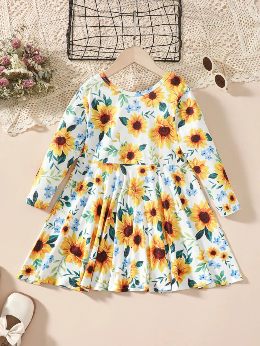 Toddler cotton dress basic fit everyday wear