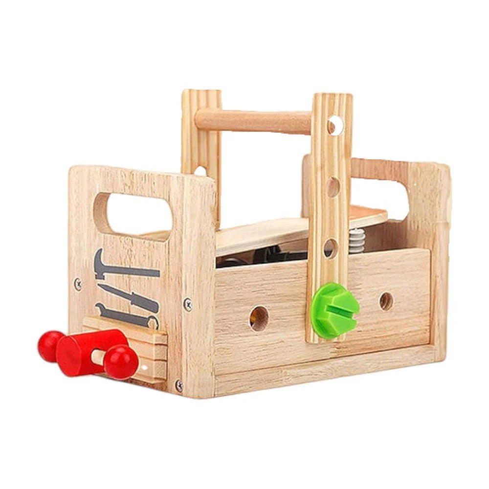 Wooden Kids’ Toolbox Set – Usable Tools for Hands-On Learning