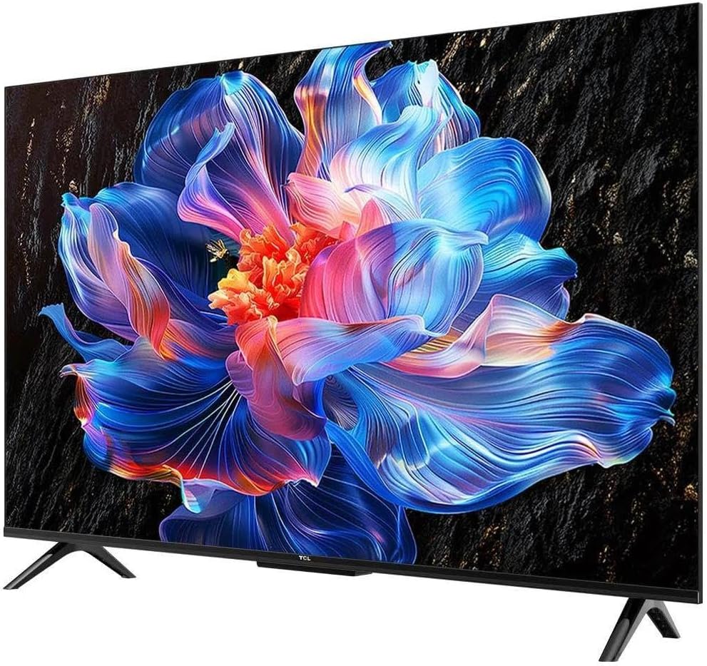 TCL Bezpośredni telewizor LED 50V6C 50 4K HDR Smart TV z Google TV (Dolby Audio, Motion Clarity, kompatybilny z Google Assistant & Alexa)